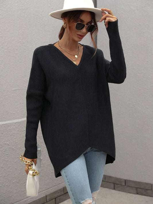 Winter 2022 Commuter Solid Color Sweater Women Knitwear Women Top Sweater for Women