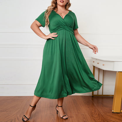 Style plus Size Women Dress 2022  Loose Maxi Dress