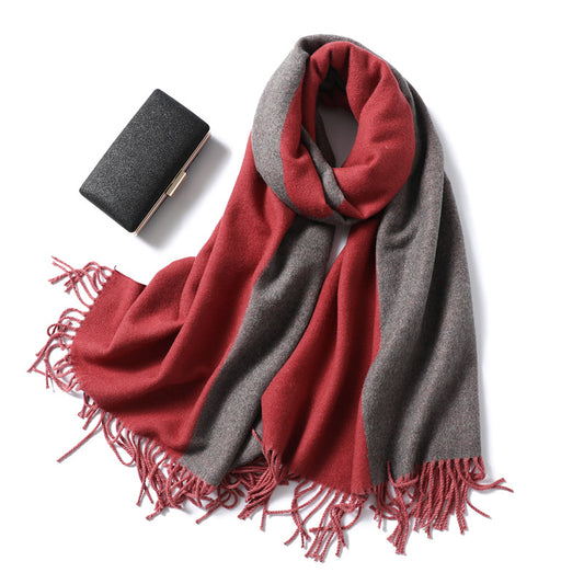 Design brand women scarf fashion winter cashmere scarves lady shawls wraps thick warm soft bandana female foulard blanket