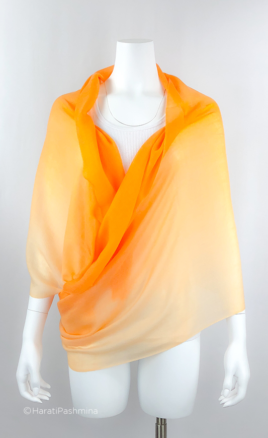 ORANGE OMBRE SHAWL